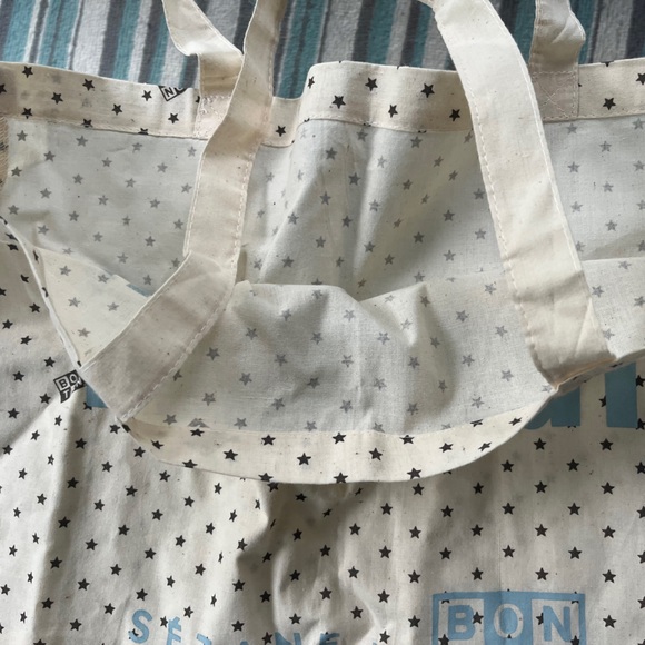 COPY - Brand new Sézane totebag polka dotted with words “Vendredi “. - Picture 6 of 13